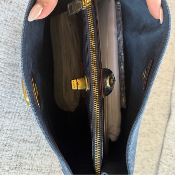 Nwt coach denim willow - Picture 4 of 5